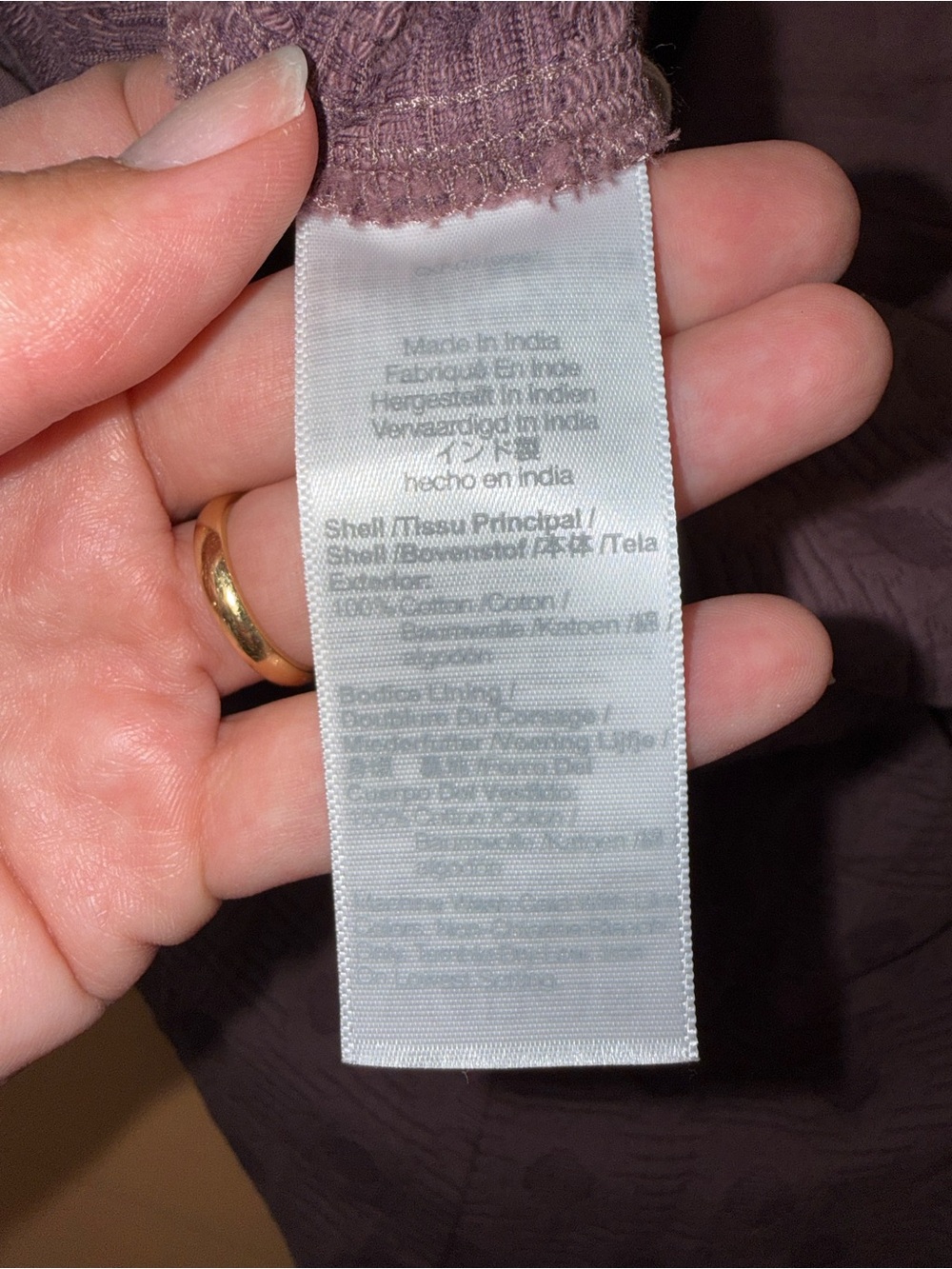 Madewell Mauve Floral Quilted Puff-Sleeve Square-Neck Mini Dress‎ - Picture 11 of 11